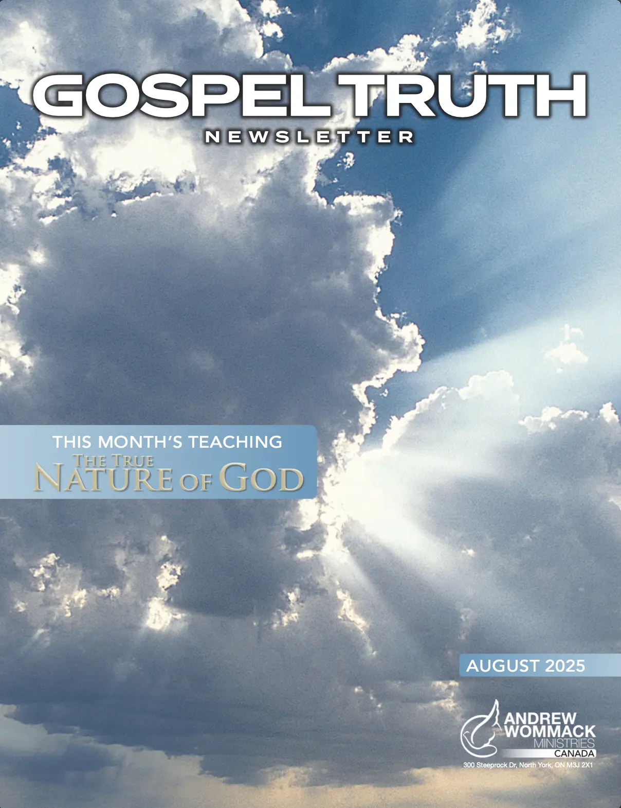 August newsletter cover